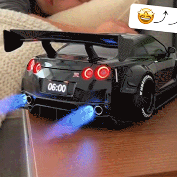 ⏰Hypercar-Wecker🏎️ Realistische Motor- und Lichteffekte