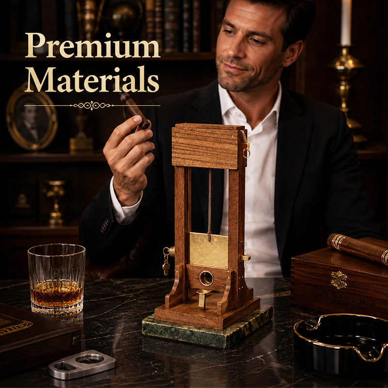 Luxuriöser Tisch-Zigarrenschneider | Einzigartiger Schneider im Guillotine-Stil