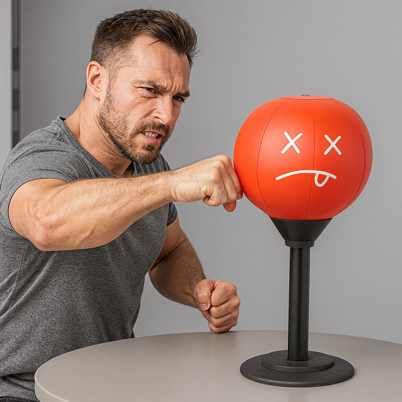 🥊 Boxball für den Schreibtisch – Ihr tragbarer Begleiter zum Stressabba