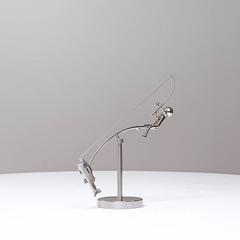 Creative Balanced Fishing Modell Ornamente
