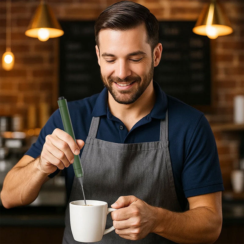 ☕ Elektrischer Hand-Milchaufschäumer und Schneebese