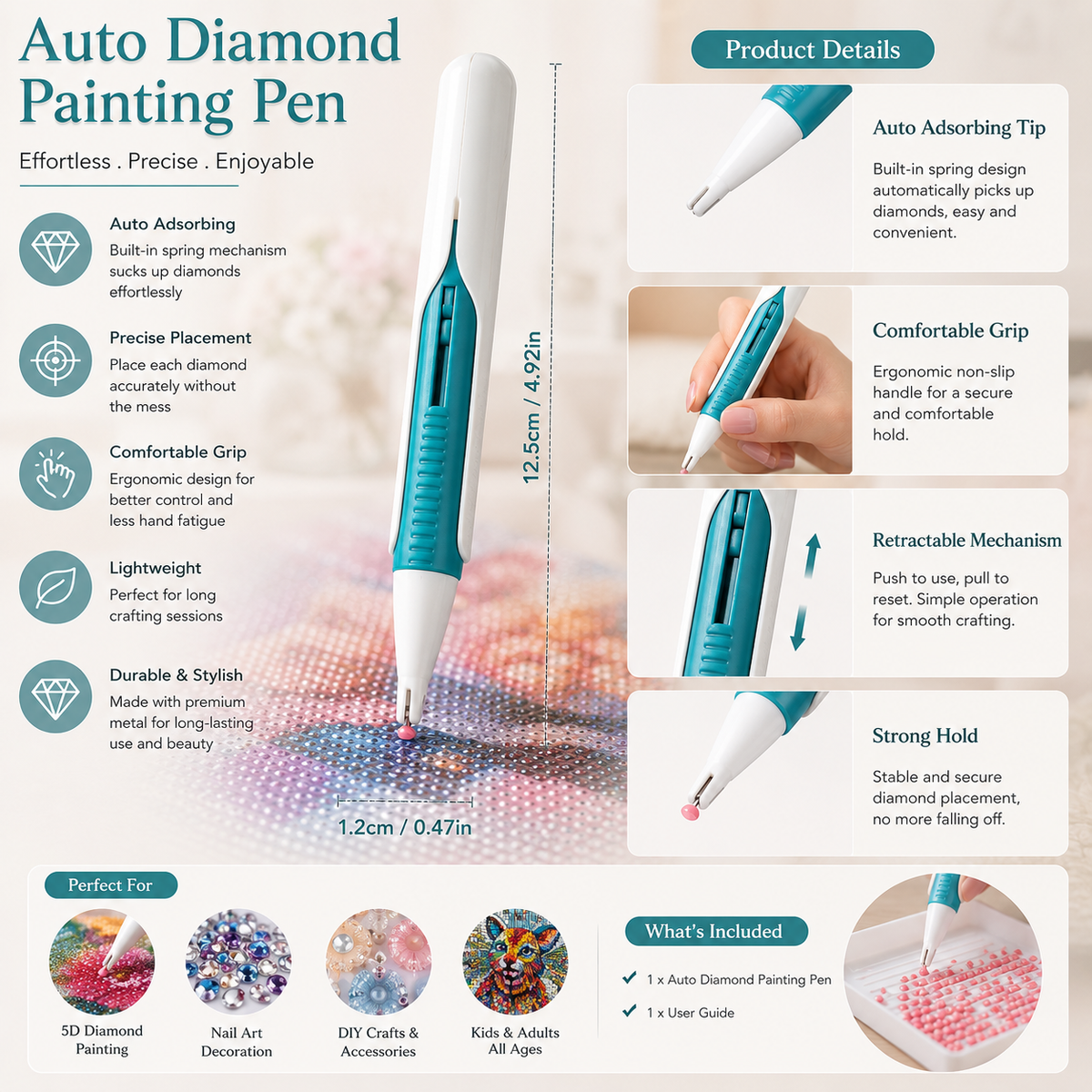 Automatischer Spender für Diamantmalerei-Perlen