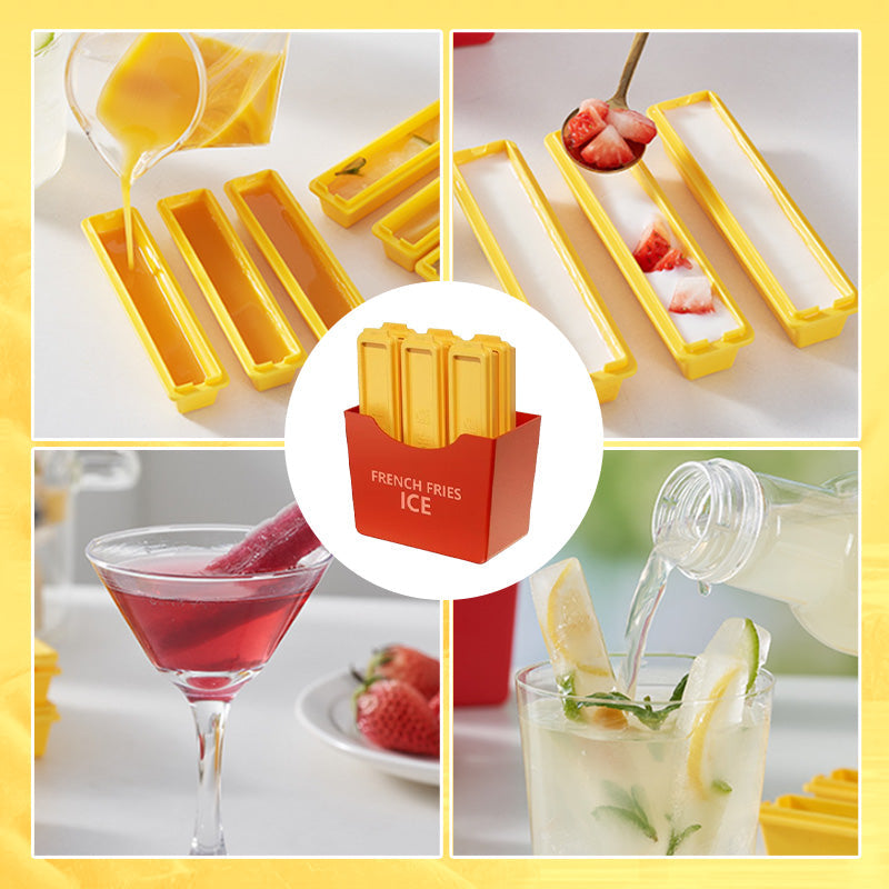 Pommes Frites Eiswürfelform