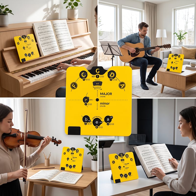 Der Abkürzungsweg zur Musiktheorie, den Musiker gerade entdecken – ein visuelles Quintenkreis-Rad, das Tonarten, Akkorde und das Songwriting endlich einfach macht