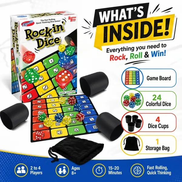 🎲Rasantes Würfelspiel für die ganze Familie – Würfeln, um die Wette spielen und gewinnen! 🔥