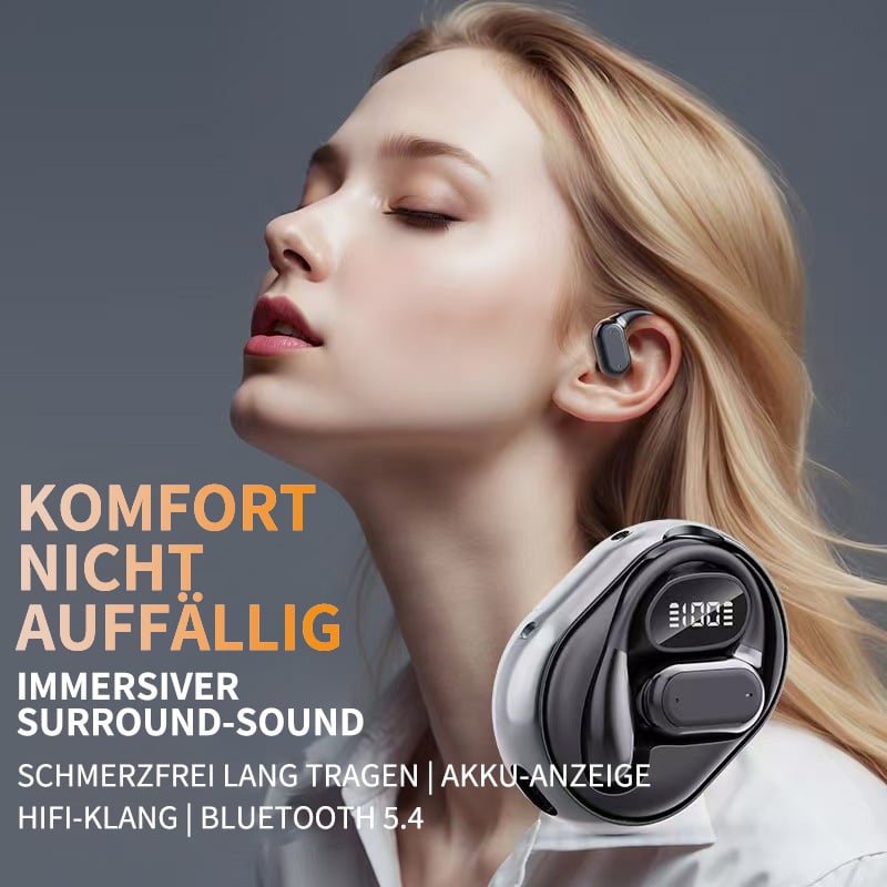 🏆#1 Bestseller ⏰ 49 % RABATT 💎AI-Übersetzung Kabellose OWS Bluetooth 5.4-Ohrhörer (kompatibel mit iOS und Android)