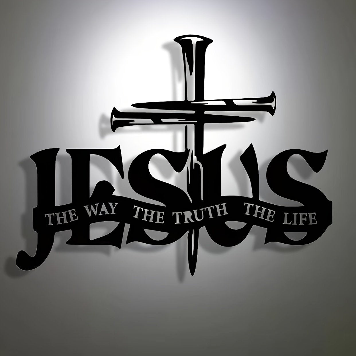 (🎁Letzter Tag 49% Rabatt)🔥Jesus & Kreuz Design Wandkunst⌛Limitierte handgefertigte Serie