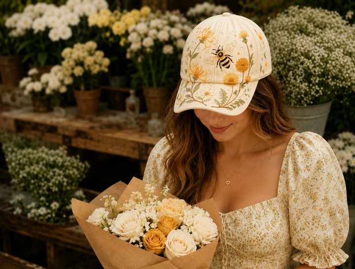 🔥Letzter Tag – 50 % Rabatt 🌸🌿 Garden Morning Cap