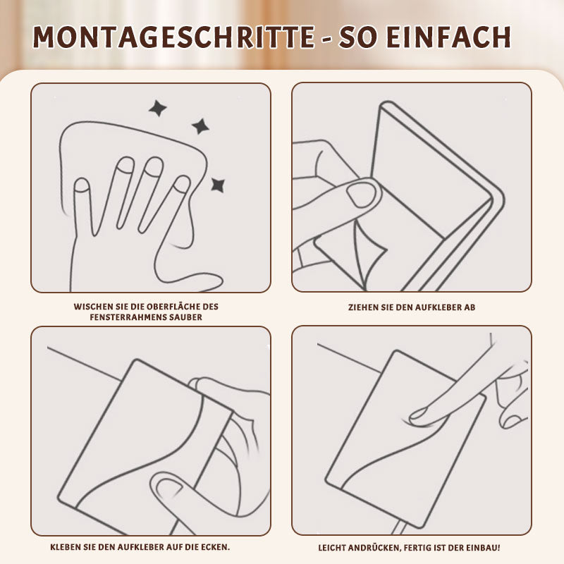 Vollständig verdickte Antikollisionsecken für Fenster