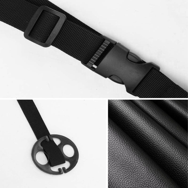 🚗 Car Seat Middle Leather Storage Net | Große Kapazität, halten Sie Ihr Auto ordentlich und aufgeräumt 💼