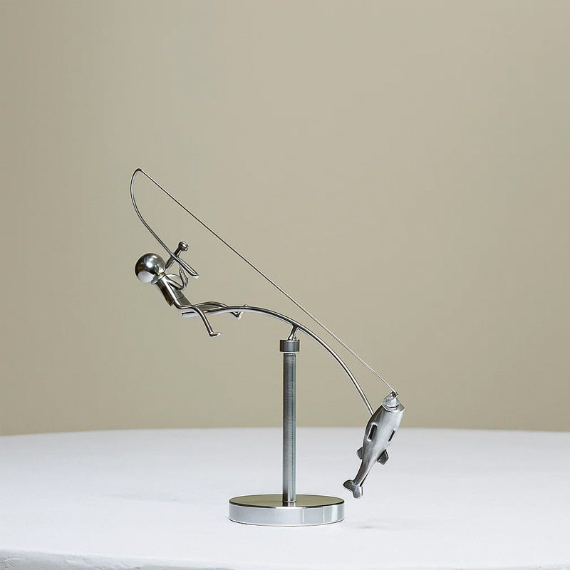 Creative Balanced Fishing Modell Ornamente