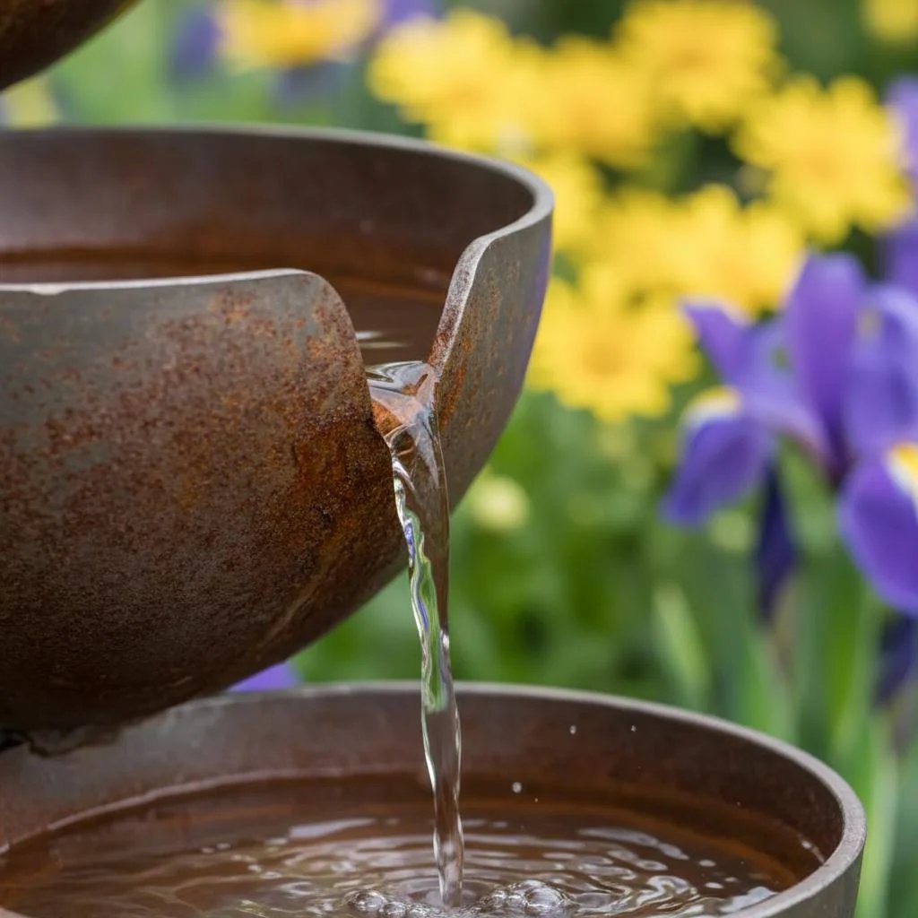 🔥Heißer Sale: 50 % Rabatt🔥Hauchen Sie Ihrem Garten neues Leben ein – ein friedliches, kaskadenförmiges Vogelbad mit Regenfänger, das Gartenbewohner willkommen heißt🌿🐦