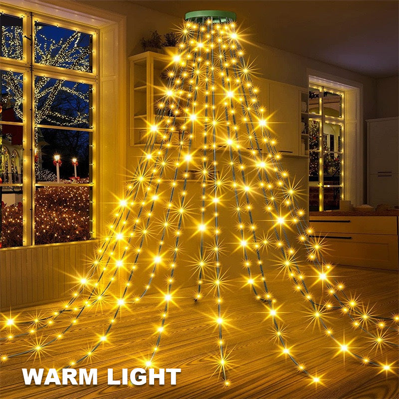 🎄 LED-Ring-Weihnachtsbaumlichter 🎄