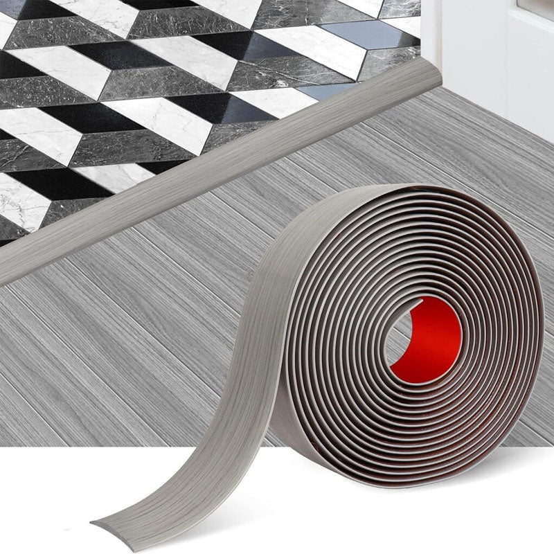 ✨ Selbstklebende Bodenübergangsleiste – flexibles PVC, zum Abziehen und Aufkleben, glatte Oberfläche 🚪