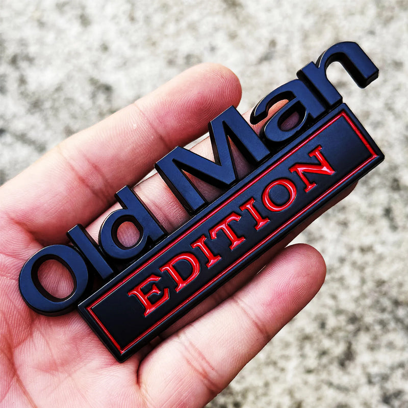 Autoaufkleber für Senioren/🚗 Autoaufkleber „Old Man Edition“