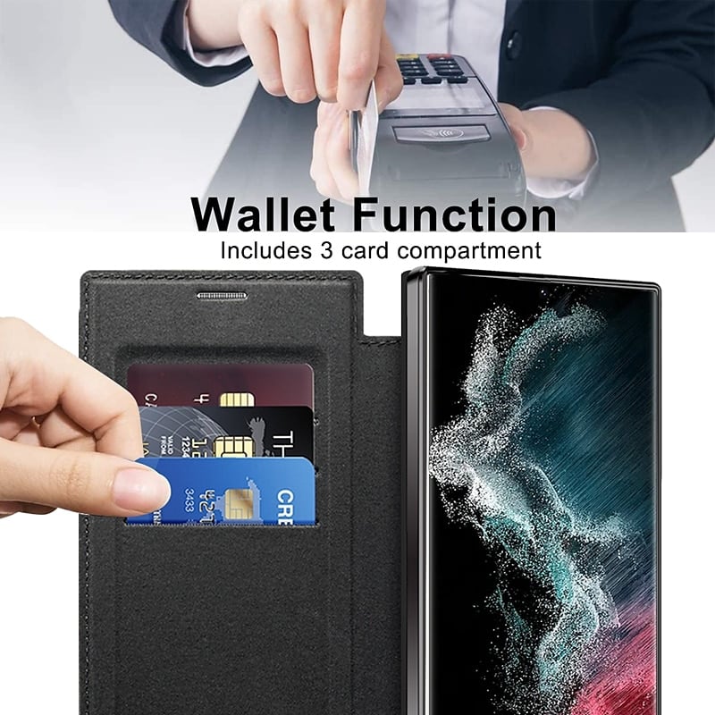📱2024 New Leather Texture Flip Phone Case