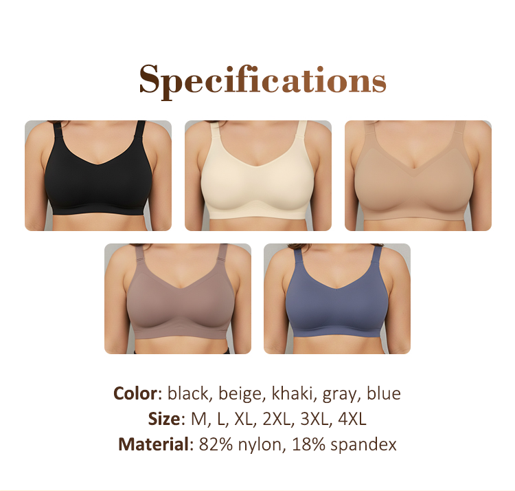 Seamless comfortable sports bra for women