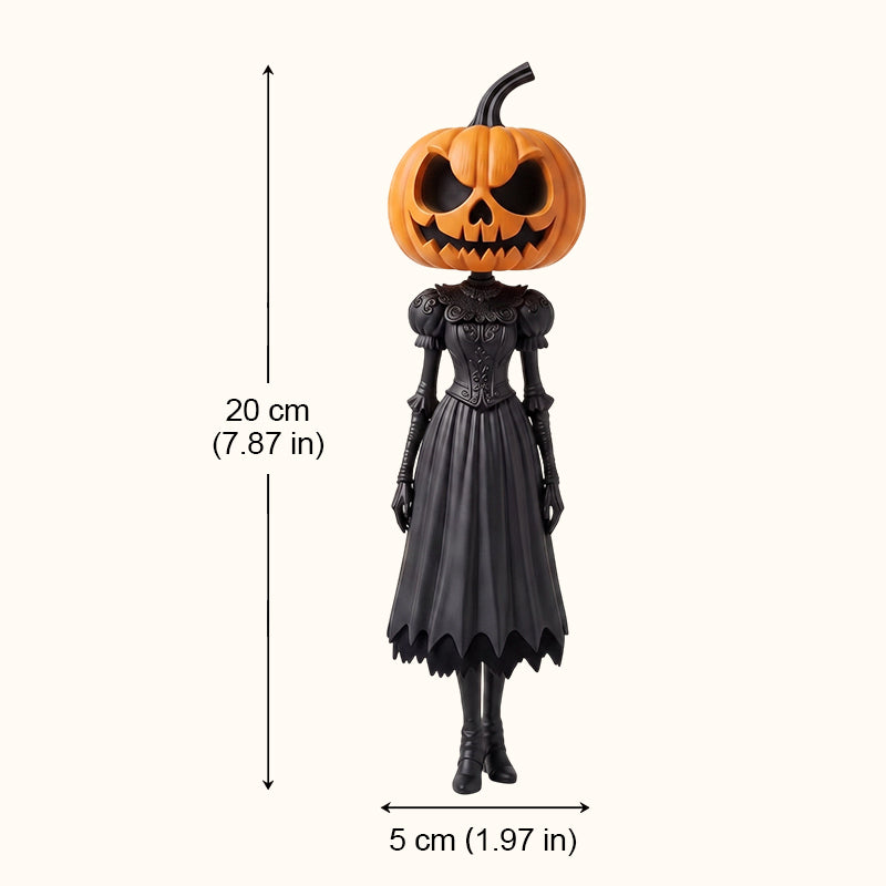 🎃 Halloween-Dekoration: Kürbiskopf-Figur