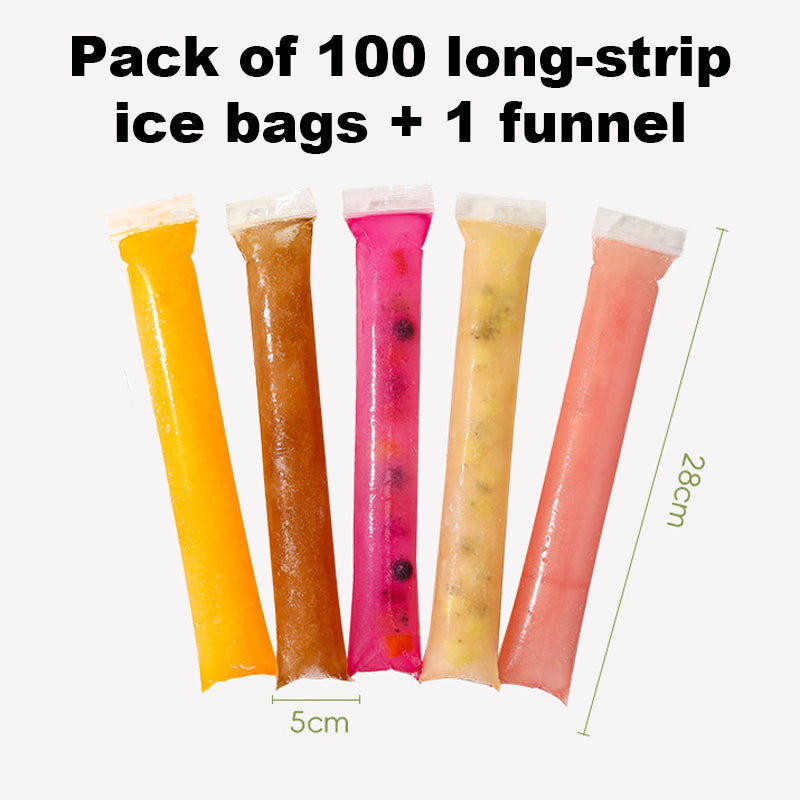 Einwegbeutel für Eis am Stiel – DIY-Formen für selbstgemachtes Eis am Stiel – Selbstverschließende Beutel in Lebensmittelqualität