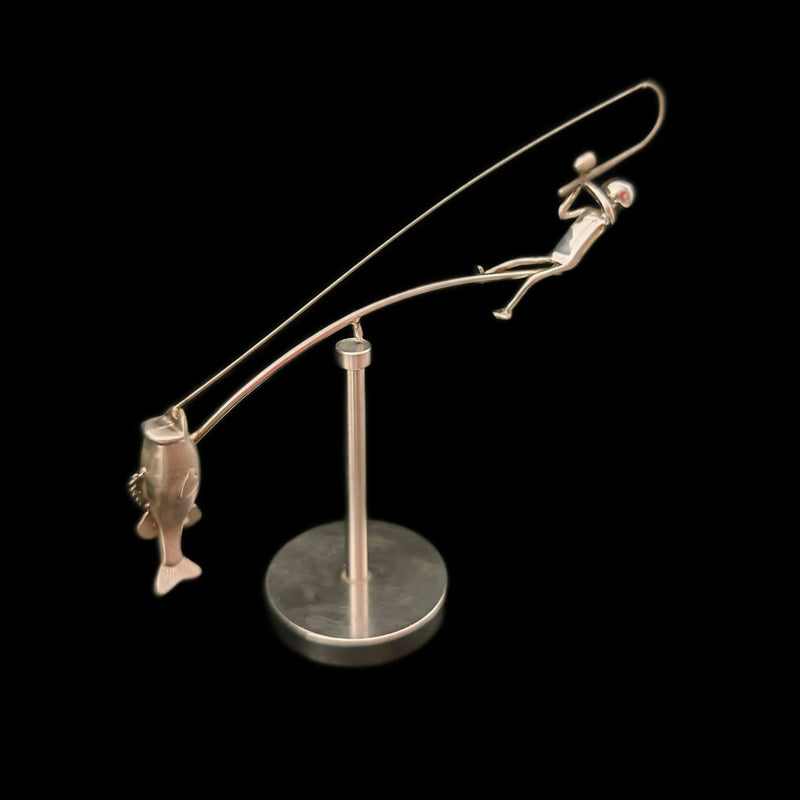 Creative Balanced Fishing Modell Ornamente