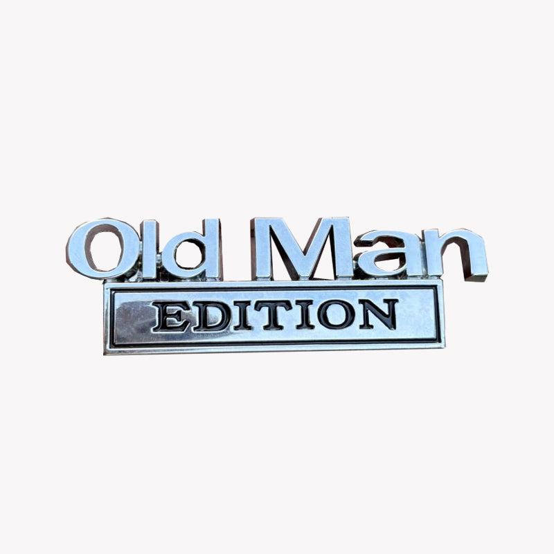 Autoaufkleber für Senioren/🚗 Autoaufkleber „Old Man Edition“