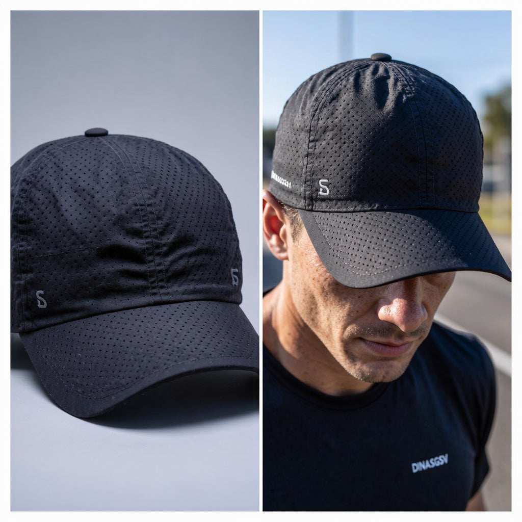 🌬️Schnelltrocknende Baseballkappe mit UV-Schutz – atmungsaktive, verstellbare Unisex-Kappe