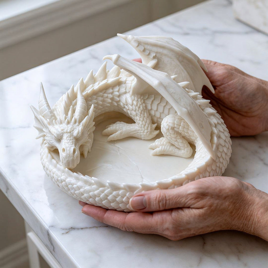 🐉3D-gedruckte Aufbewahrungsschale „Dragon Guardian“ – Der Schatz des Drachen!