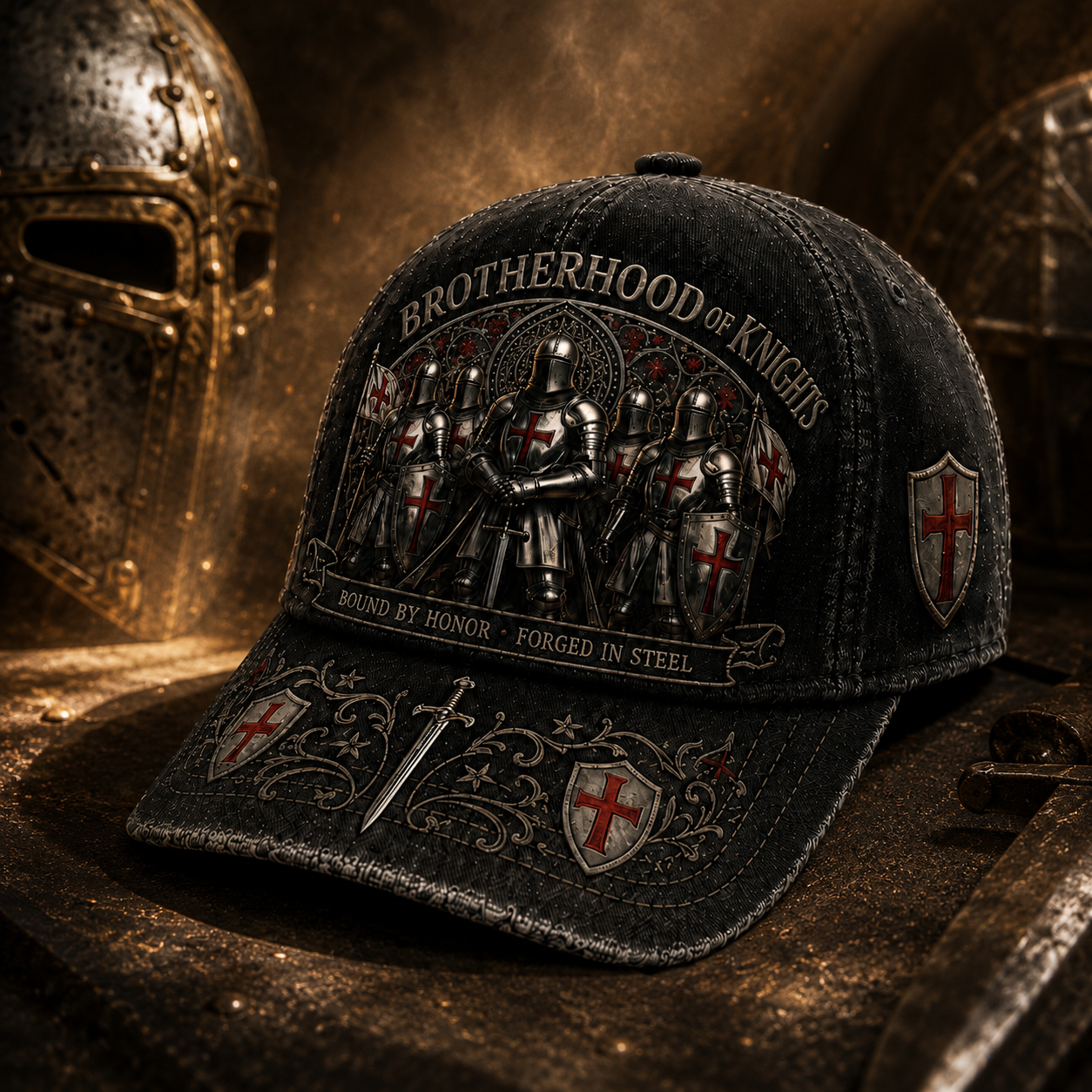 ⚔️Templer-Kappe – An die Ehre gebunden, aus Stahl geschmiedet 🛡️