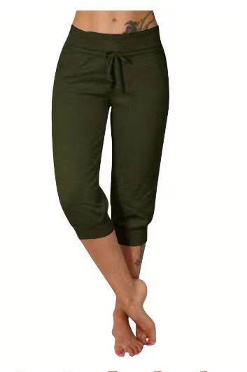 Kurze Jogginghose mit Kordelzug in der Taille zum Entspannen