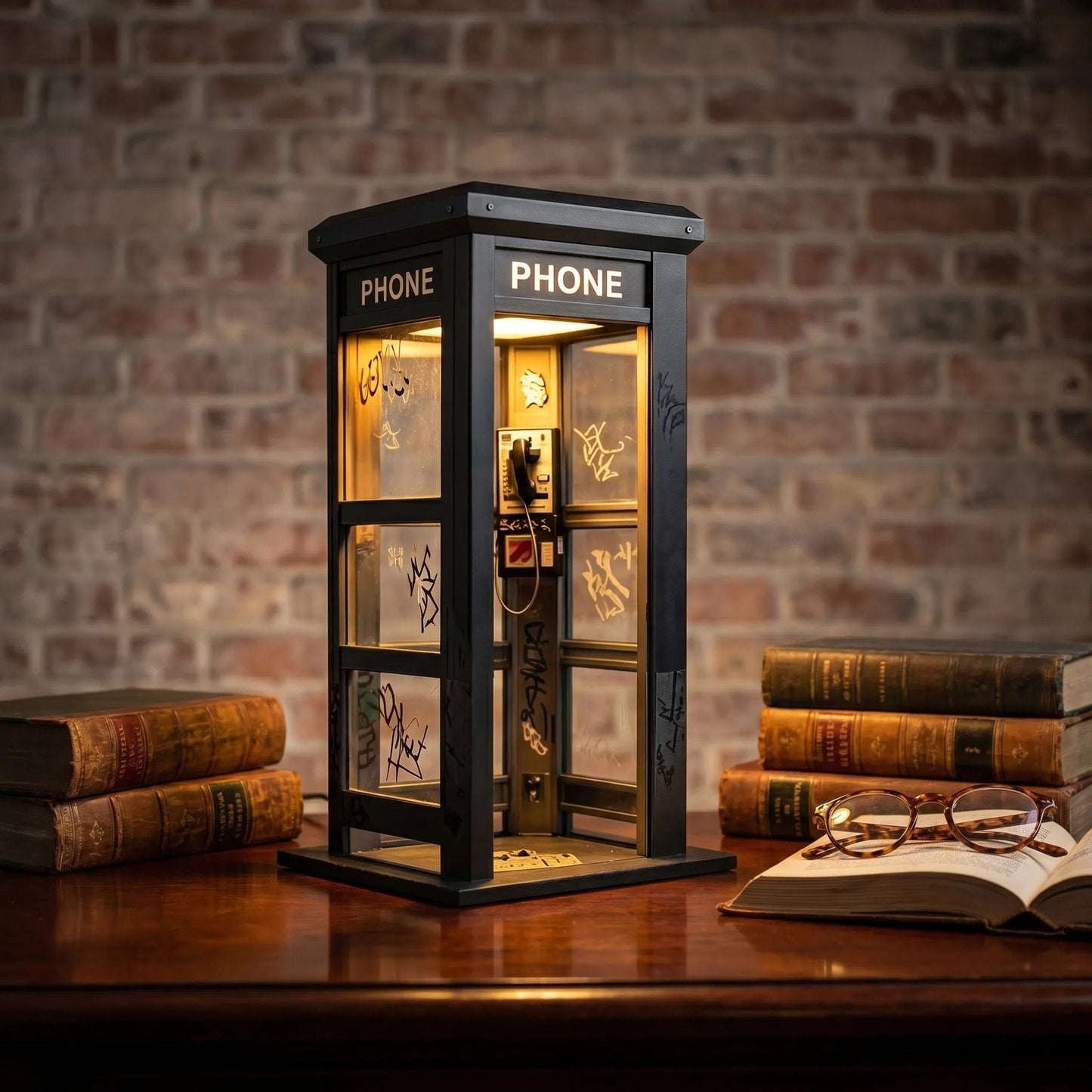 📞JETZT 50 % RABATT✨Stimmungsvolle Lampe im Stil einer Vintage-Telefonzelle
