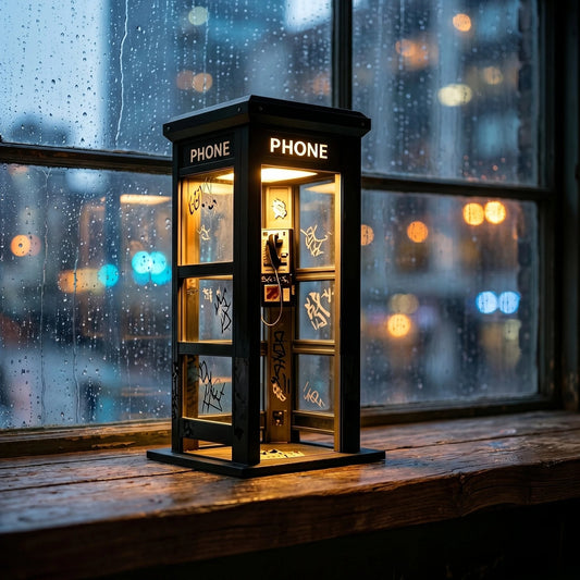 📞JETZT 50 % RABATT✨Stimmungsvolle Lampe im Stil einer Vintage-Telefonzelle