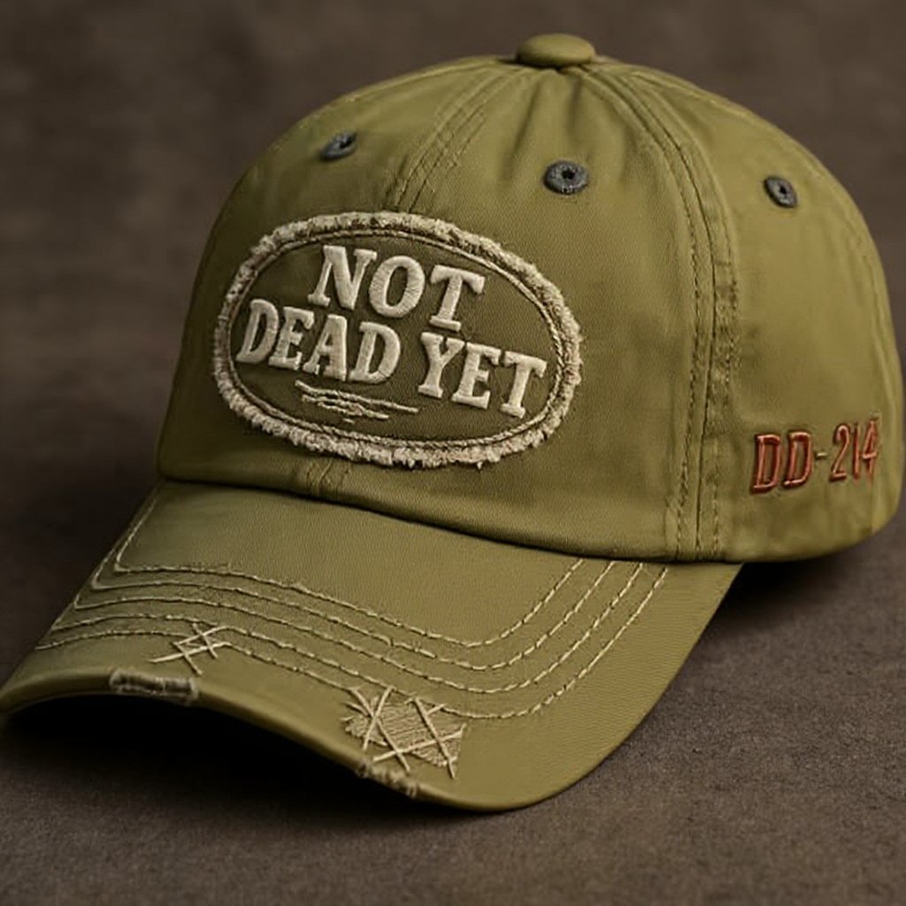 NOT DEAD YET – Vintage-Waschung Baseballkappe