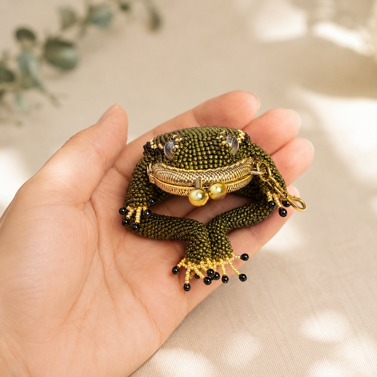 Bezauberndes Frosch-Geldbörschen