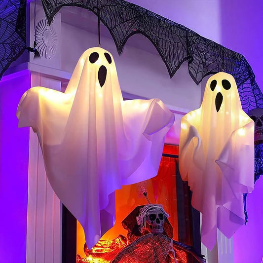 👻Halloween glödande spökkandelare🎃