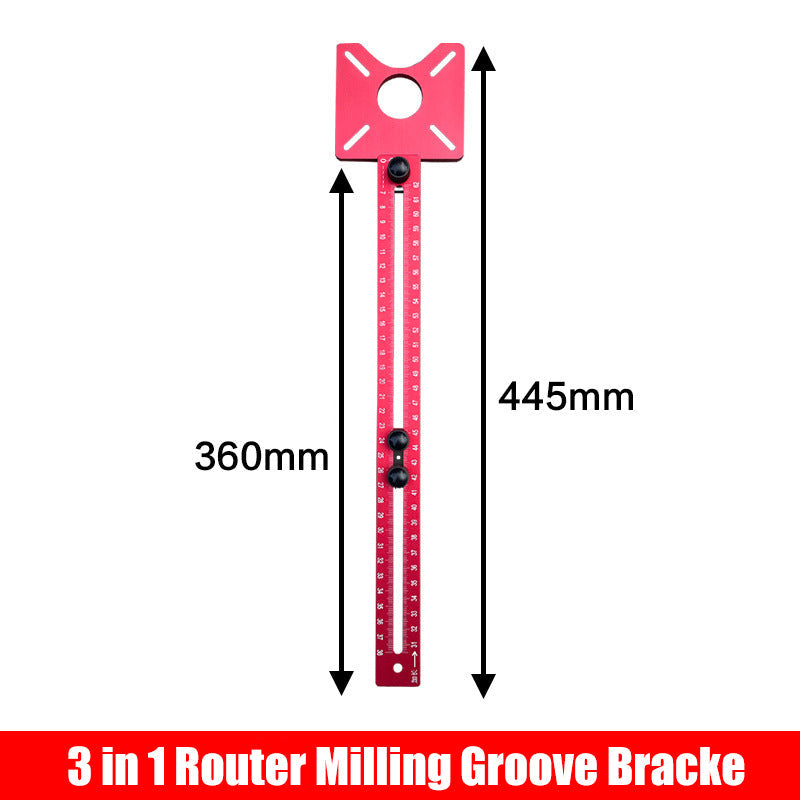 🔧 NUR FÜR BEGRENZTE ZEIT: 50 % RABATT! ✨ 3-in-1-Fräshalter für Nuten – verstellbar, Zoll-/cm-Skalen, modularer Aufbau 🛠️