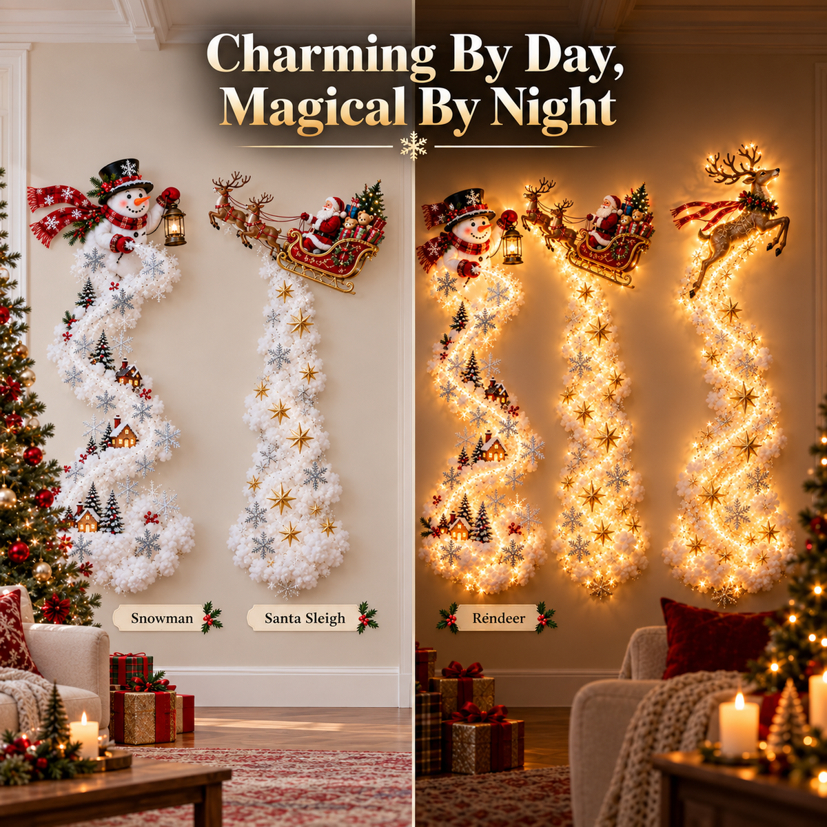 ✨Wandleuchte „Christmas Magic Trail“ – Ein bisschen Weihnachtszauber direkt an Ihrer Wand✨