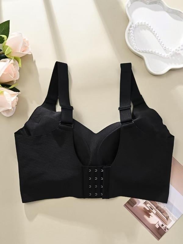 🎁Gerippter Push-up-BH mit verstellbaren Bügeln für Frauen
