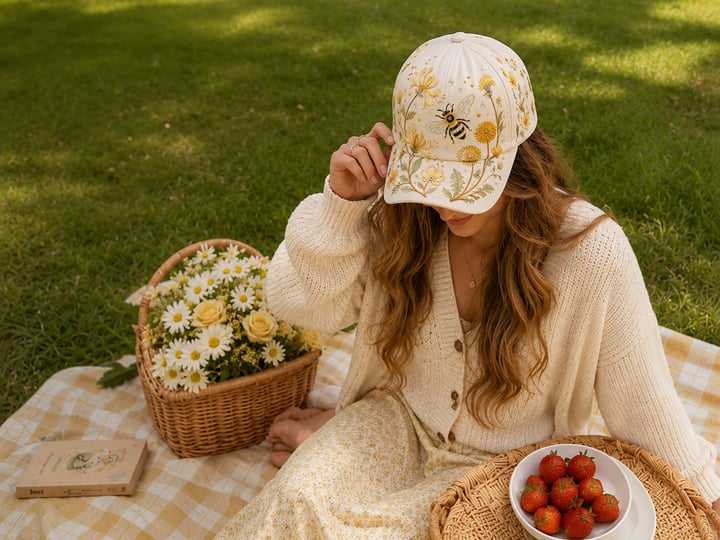 🔥Letzter Tag – 50 % Rabatt 🌸🌿 Garden Morning Cap