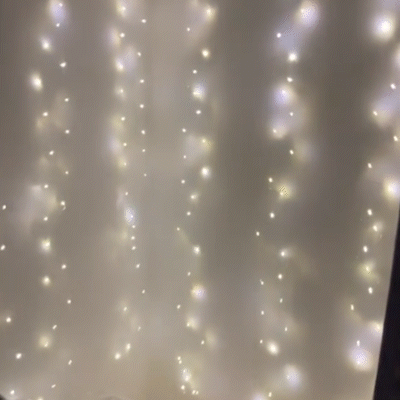 🎁Weihnachts-Sonderangebot: 49 % Rabatt🎅LED-Lichterkette, USB-betriebener LED-Lichtvorhang für Geschenkverpackungen