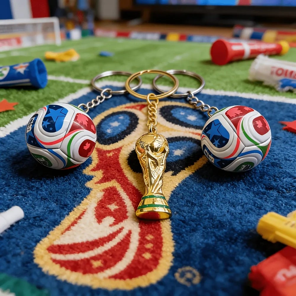 Schlüsselanhänger zur FIFA-Weltmeisterschaft 2026 in den USA, Mexiko und Kanada: Nimm den Geist des Spiels überallhin mit ✨