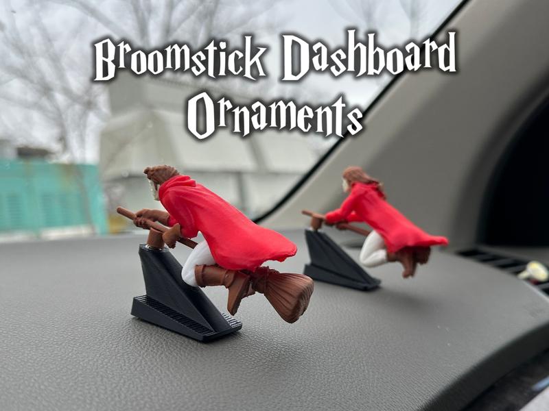 🚗Fantasy-Autodekoration – 🧙‍♀️Hexen- und Zauberer-Besenstiel-Armaturenbrett-Drift-Ornamente✨