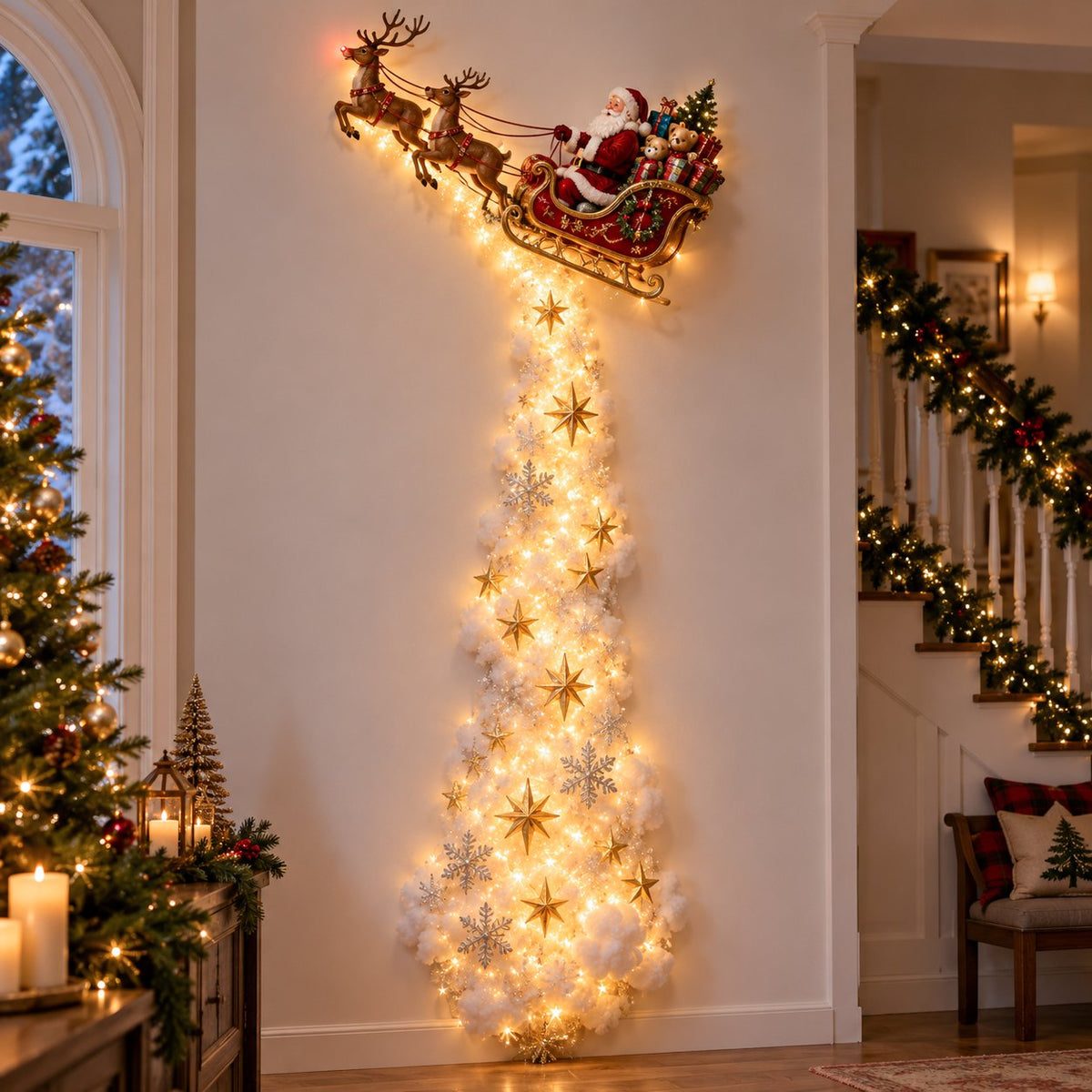 ✨Wandleuchte „Christmas Magic Trail“ – Ein bisschen Weihnachtszauber direkt an Ihrer Wand✨