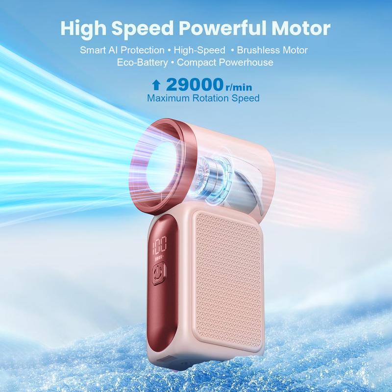 💨Tragbarer, langlebiger und praktischer kleiner Hochgeschwindigkeitsventilator❄️