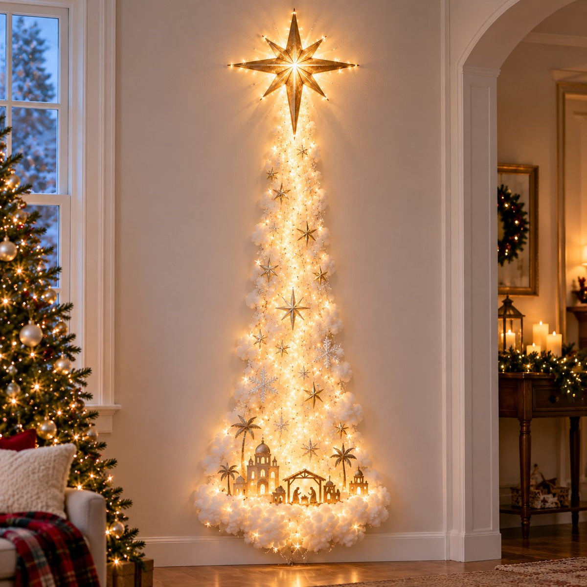 ✨Wandleuchte „Christmas Magic Trail“ – Ein bisschen Weihnachtszauber direkt an Ihrer Wand✨