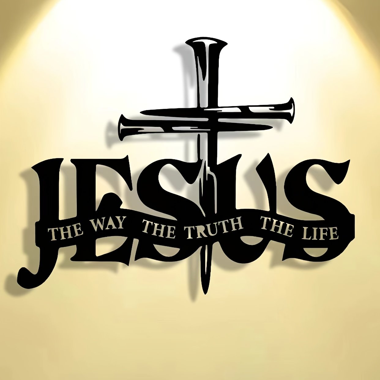 (🎁Letzter Tag 49% Rabatt)🔥Jesus & Kreuz Design Wandkunst⌛Limitierte handgefertigte Serie