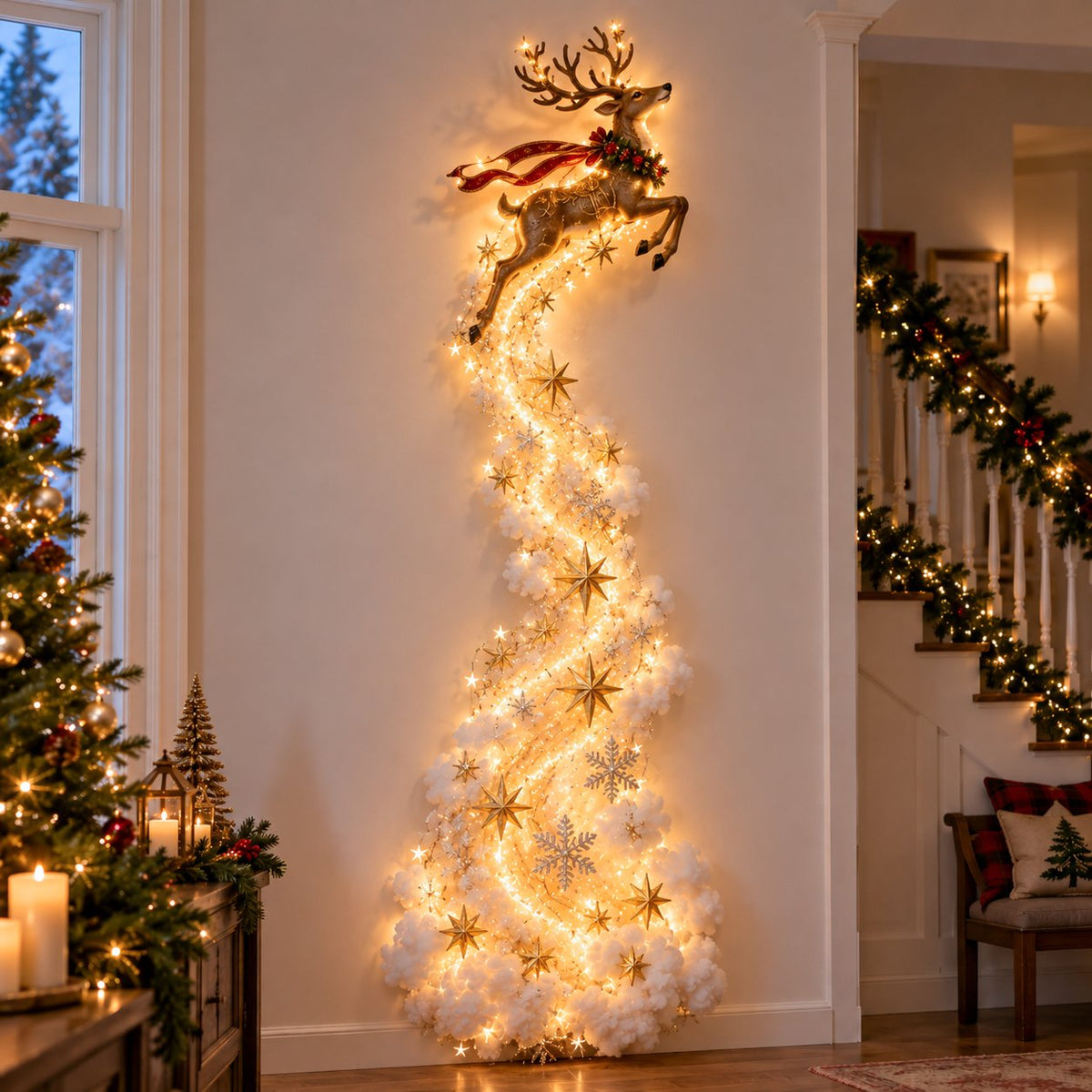✨Wandleuchte „Christmas Magic Trail“ – Ein bisschen Weihnachtszauber direkt an Ihrer Wand✨