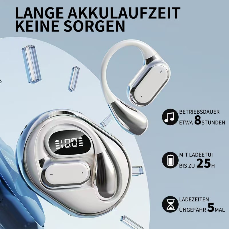 🏆#1 Bestseller ⏰ 49 % RABATT 💎AI-Übersetzung Kabellose OWS Bluetooth 5.4-Ohrhörer (kompatibel mit iOS und Android)