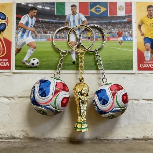 Schlüsselanhänger zur FIFA-Weltmeisterschaft 2026 in den USA, Mexiko und Kanada: Nimm den Geist des Spiels überallhin mit ✨