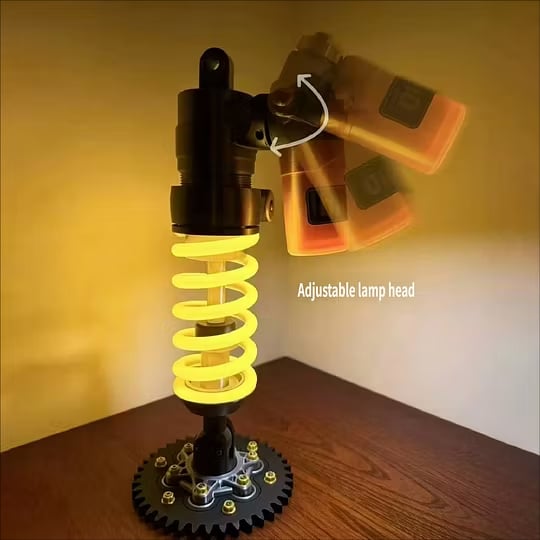 🎁Vatertags-Sonderangebot🔥Inspirierte Stoßdämpfer-Lampe – Verstellbare LED-Leuchte für Gamer und Autoliebhaber (⏰Kostenloser Versand)