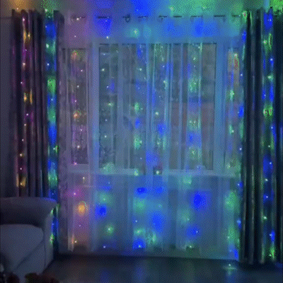 🎁Weihnachts-Sonderangebot: 49 % Rabatt🎅LED-Lichterkette, USB-betriebener LED-Lichtvorhang für Geschenkverpackungen